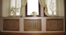 Екран на батарею опалення (радіатор) декоративний, металевий, захисний батарею