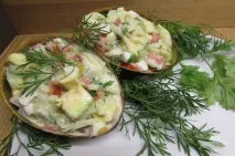 Салат з авокадо, помідорами та огірками покроковий рецепт з фото покроковий
