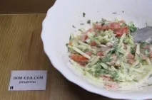 Салат з авокадо, помідорами та огірками покроковий рецепт з фото огірками