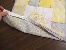Лоскутна подушка своїми руками - осінь подушка