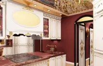 Інтер’єр кухні в стилі бароко дизайн, фото стилі