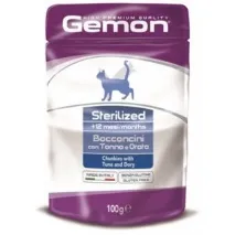 Корм для кішок Gemon Pouch Sterilized (шматочки для стерилізованих кішок) - «Подання замість pouch