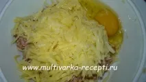 Котлети з фаршу з картоплею (драники у мультиварці) мультиварці