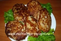 Котлети з фаршу з картоплею (драники у мультиварці) фаршу