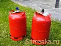 Котел на зрідженому балонному газі котла
