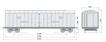 критий вагон, модель 11-280 критий