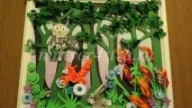 Майстер-клас з виготовлення виробу в техніці квіллінг «Ліс горить» виробу