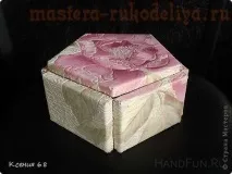 Майстер-клас Шкатулка зі шпалер скриньки