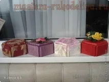 Майстер-клас Шкатулка зі шпалер майстер-клас