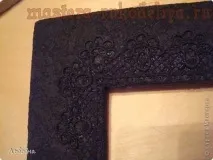 Майстер-клас з декорування Рамки зі стельових плит декорування