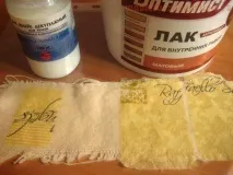 Майстер-клас з декупажу на тканині Лак для декупажу на тканині декупажу