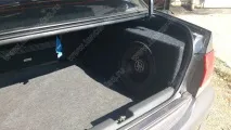 Mitsubishi Lancer IX Виготовлення коробки сабвуфера в крило mitsubishi