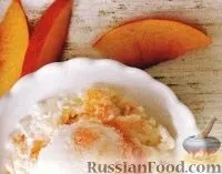 Морозиво, Страви з персиків, фото на 15 рецептів страви