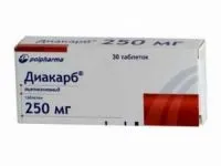 Чи можна при цукровому діабеті приймати діакарб діабеті