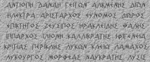 Чоловічі та жіночі давньогрецькі імена давньогрецькі