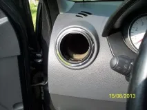 Ободок дефлектора Renault Duster (хромований) ободок