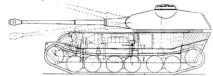 Огляд та зони пробивання танка VK (P) Ausf зони