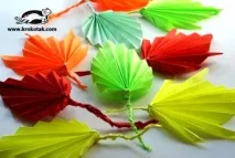 Осіннє листя з паперу - Сайт для мам малюків осіннє