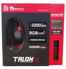 Огляд ігрового комплекту Tt eSPORTS TALON X Tt eSPORTS Dasher Mini, Клуб експертів DNS ігрового