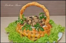 Пиріг у вигляді плетеного кошика плетеного