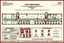 Плани евакуації людей - Консультації з пожежної безпеки в С-Пб та Льон пожежної