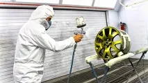 Фарбування литих та штампованих дисків своїми руками фарбування