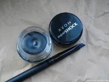 Підводка Avon SuperShock Cream eyeliner відтінку Blackended Metal підводка
