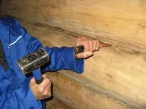 Пофарбувати зруб шліфування, конопатка, фарбування торців, інструкція, відео та фото шліфування