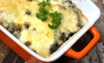 ПП Курочка з грибами та яблуками - рецепт з фотографіями - Patee яблуками