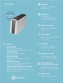 Портативний та точний бездротовий сканер Dacuda PocketScan портативний