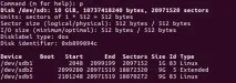 Монтування диска та його розмітка на Linux його