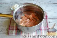 Рецепт Салат Царськи з сьомгою і креветками на сьомгою