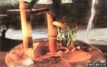 Садовий фонтан з бамбукових стебел своїми руками - Для дому, ділянки - Дачнику - Зробимо самі - фонтан