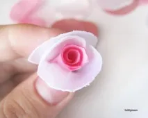 Троянда з тканини-гумка для волосся своїми руками, Море хобі - майстер-класи з рукоділля і не тільки! троянда