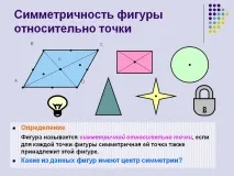 Симетричність фігури щодо точки - Презентація 26231-8 точки