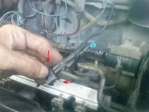 Зняття та встановлення датчика детонації двигуна Daewoo Sens детонації