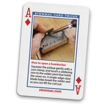 Stewart-MacDonald Trade Secrets Playing Cards trade