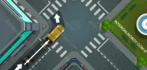 Управління вантажним автомобілем під час проходження поворотів управління
