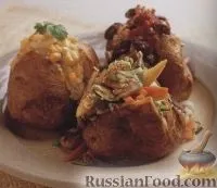 У духовці, Гриби з картоплею, Картопля з грибами, рецепти з фото на 132 рецепти грибами