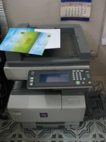 Настроювання принтера або МФУ konika minolta c350 або MB7835, Цифрова друкарня та оперативна настроювання
