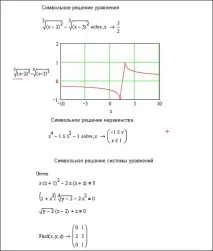 Вбудована функція MathCAD polyroots (v) функція
