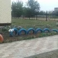 Оформлення квітників на території дитячого садка квітників
