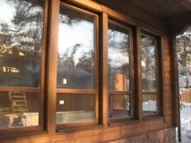 Вікна дерев’яні економ для дачі дерев