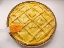 Овочевий пиріг з баклажанами, кабачками, перцем та помідорами овочевий