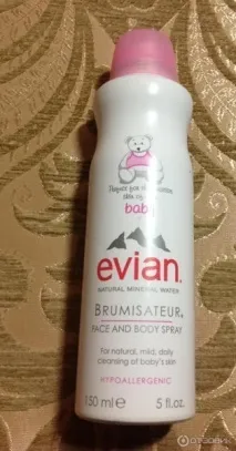 Термальна вода для обличчя - Evian. термальна