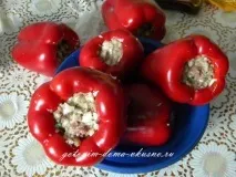 Перці фаршировані м’ясом та рисом перці