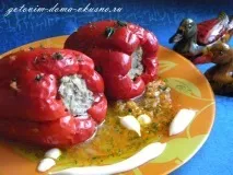 Перці фаршировані м’ясом та рисом ясом
