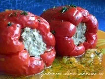 Перці фаршировані м’ясом та рисом фаршировані
