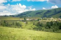 Високогірне карпатське село - Дземброня. Дземброня