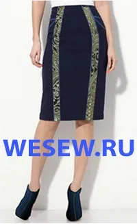 Спідниця з декоративними вставками спідниця